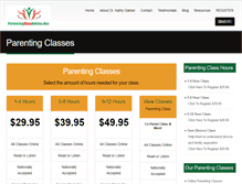 Tablet Screenshot of parentingclassonline.net